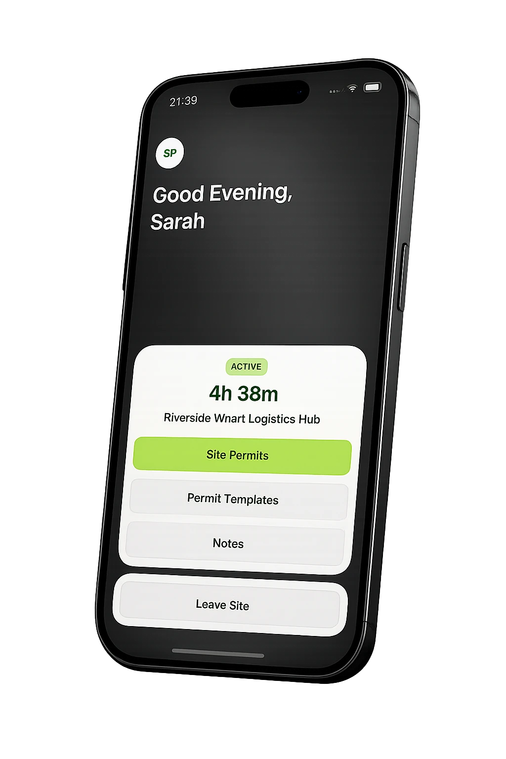 OS04 app on iPhone